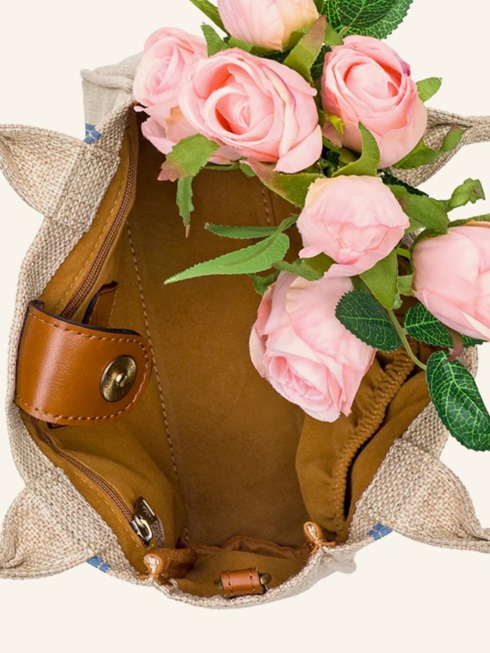 Patricia Nash mini Parisian market tote Crossbody bag - Picture 7 of 11